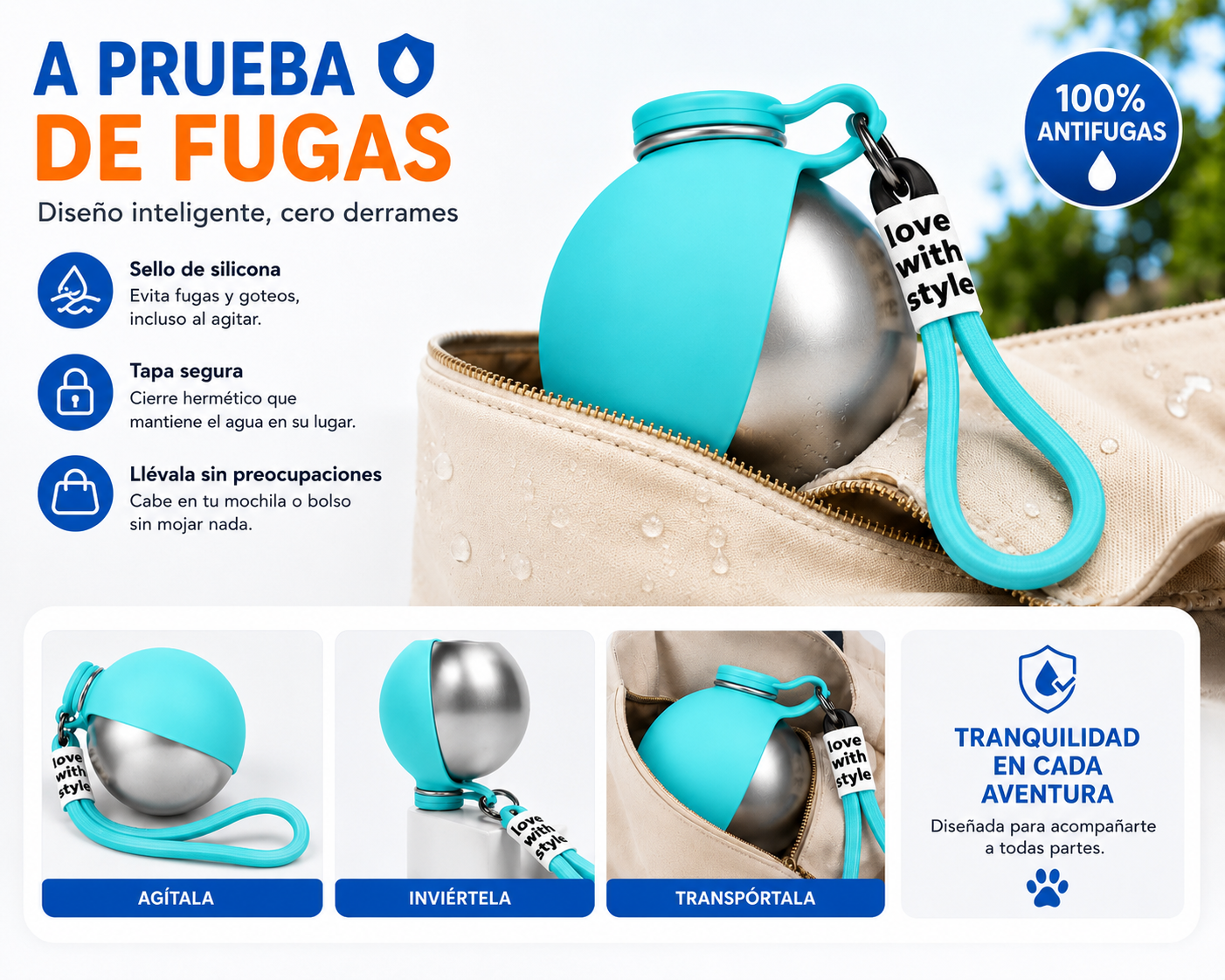 PawPuppy ™ - Botella Portátil Para Perros